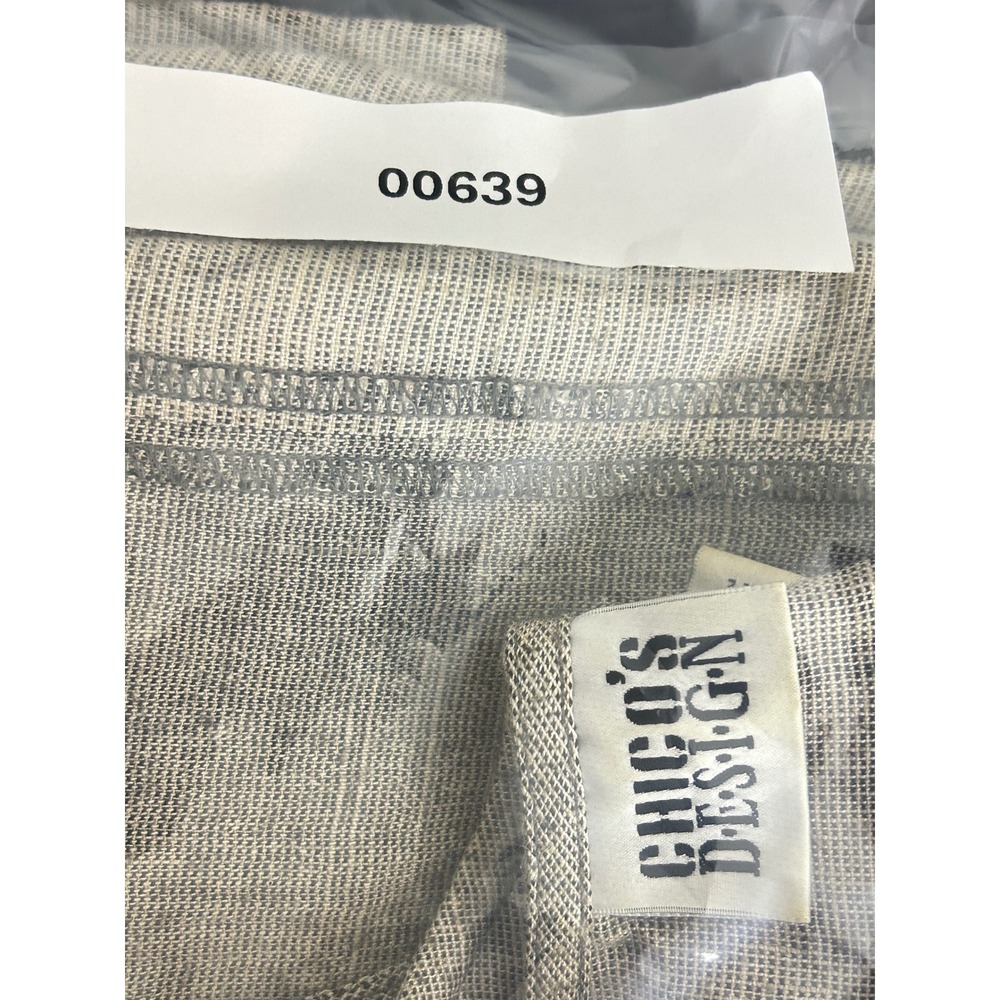 Chicos Design Linen Blend Patchwork Sleeveless Mi… - image 8